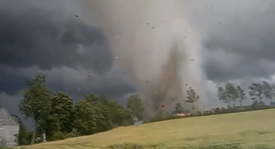 In 2012, a powerful, long-tracked tornado swept through the Polish countryside - causing one fatality. 