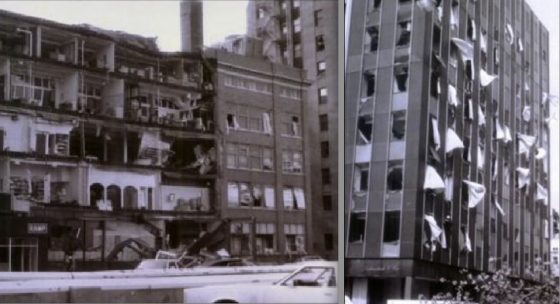 View of damage in downtown Kalamazoo following a tornado on May 13th, 1980. (Images by S. Zomer)